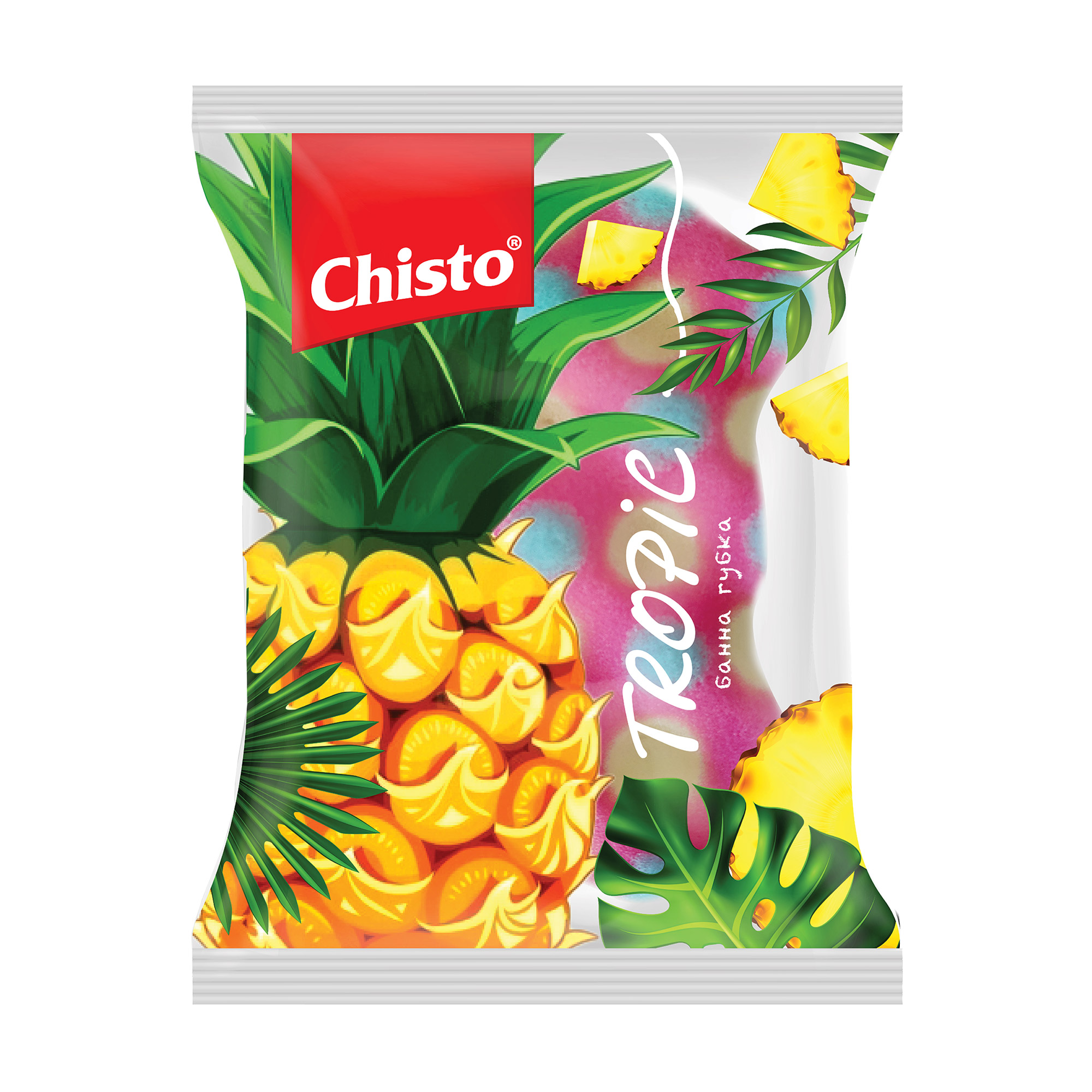 Губка банна Chisto Tropic